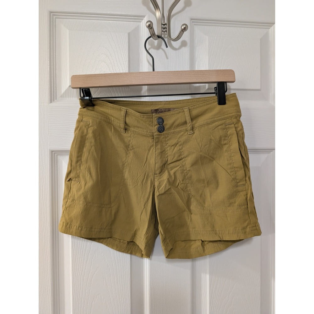 PrAna, Women's 0, Revenna 5in Shorts, Khaki, Outdoor, Hiking,‎ Performance